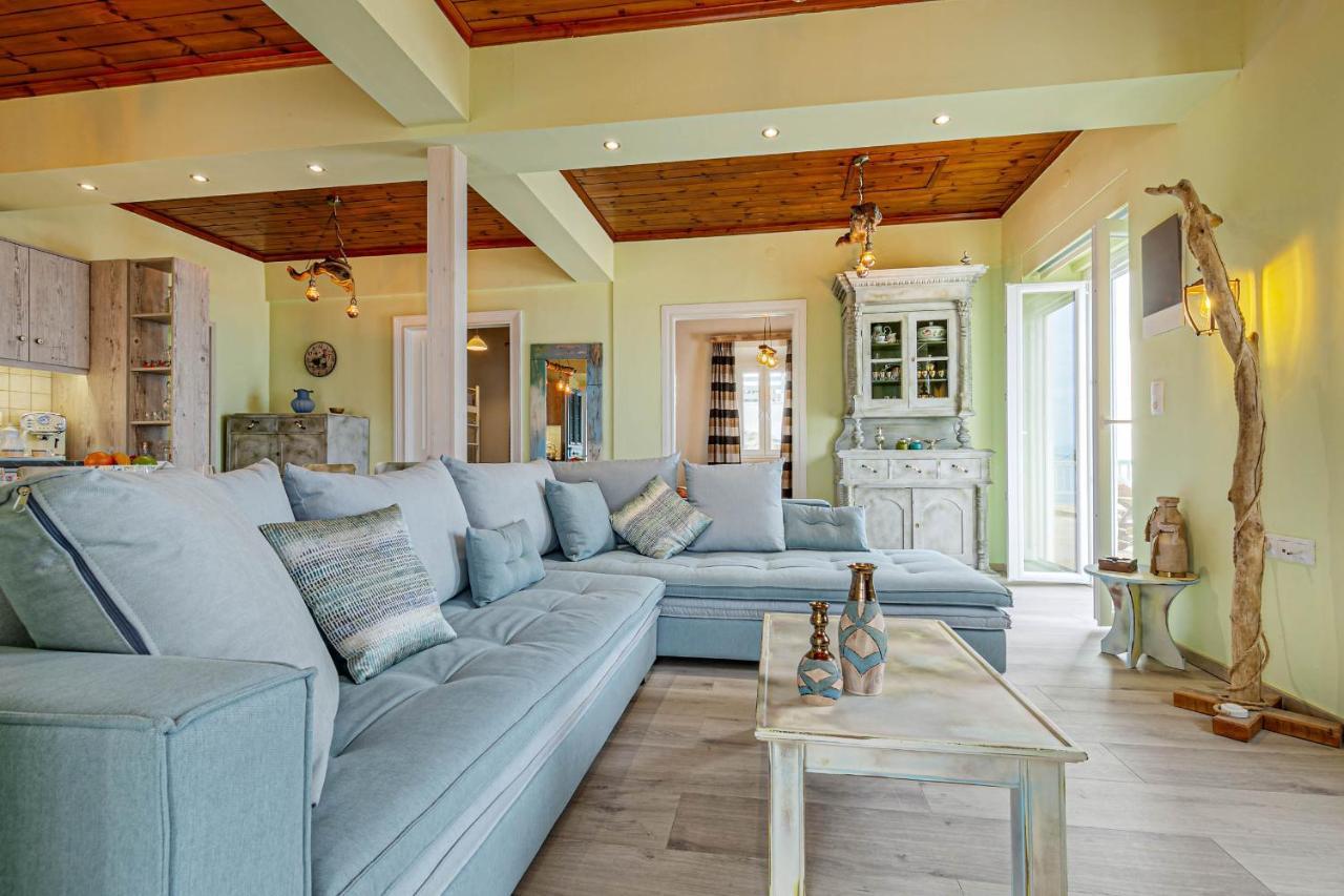 Villa Orizontas Corfu, Private Villa With Breathtaking Views Loutses Eksteriør bilde